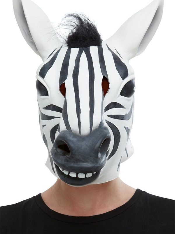 Zebra Latex Masker bezorgd!