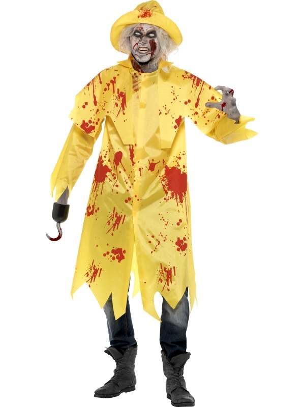 hebben Sterkte Terughoudendheid Zombie Zuidwester Heren Halloween Kostuum