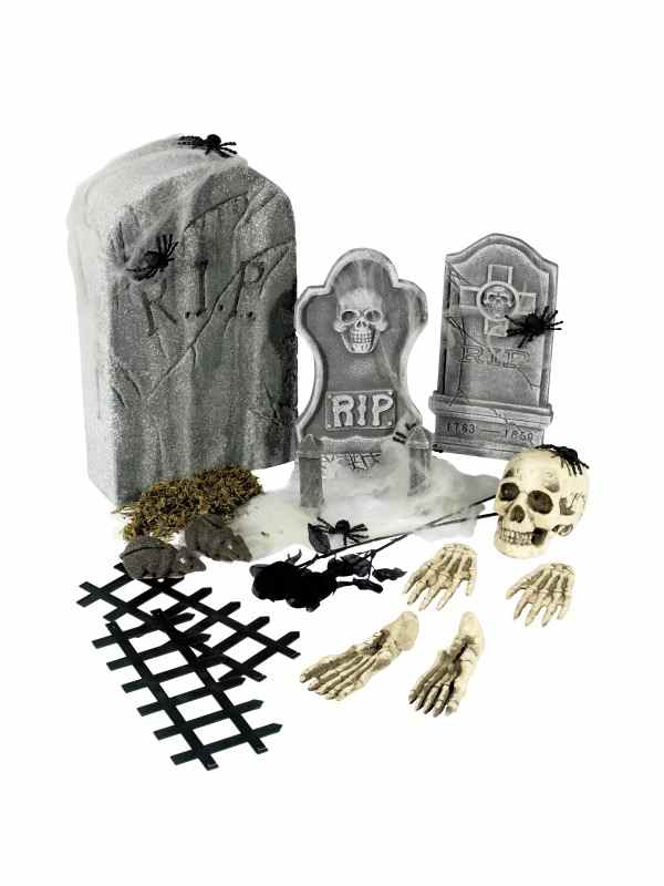 gebruiker Ramkoers nikkel 24 stuks Begraafplaats Halloween Versiering