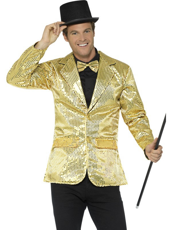 Sequin Jacket Heren Goud