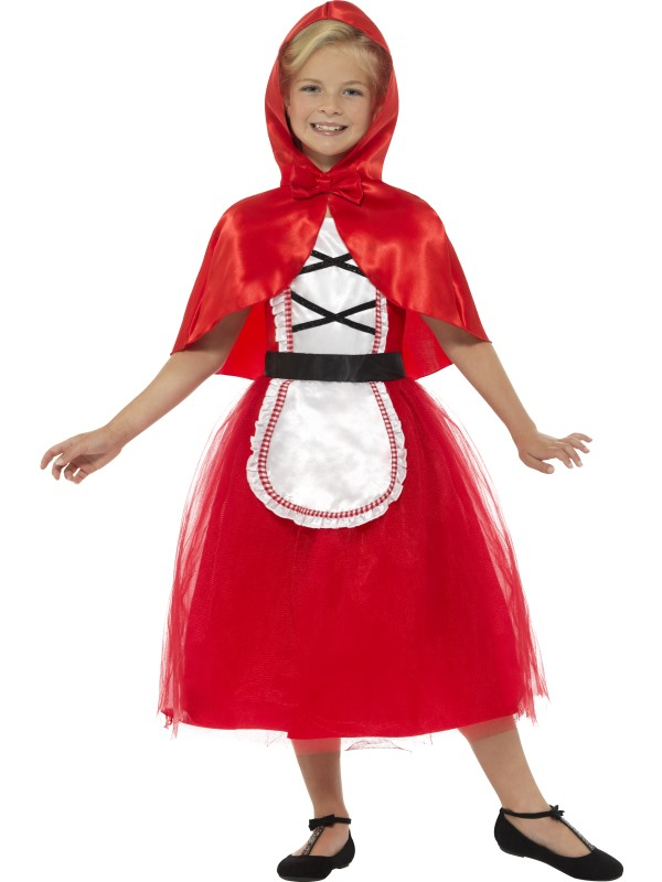 Deluxe Roodkapje Kinder Kostuum