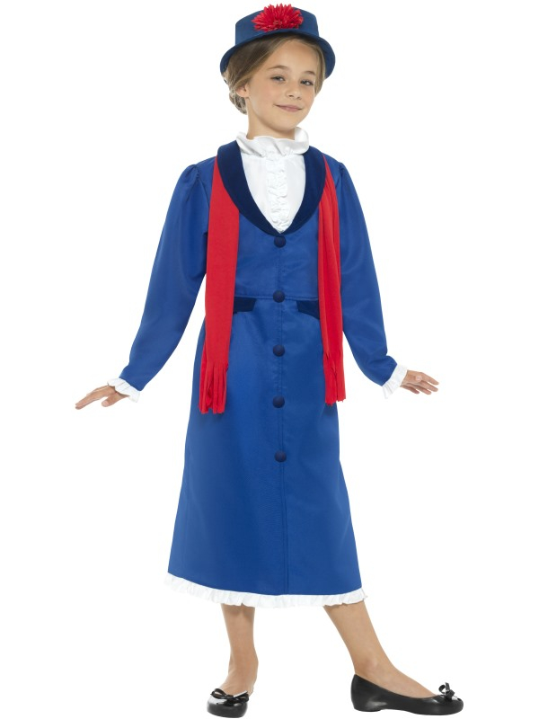 Victorian Nanny  Kinder Kostuum