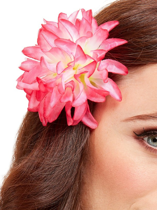 Tropical Hawaiian Flower Haar Clip