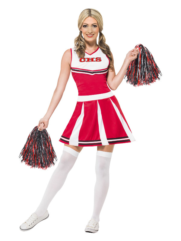 Cheerleader Kostuum Rood