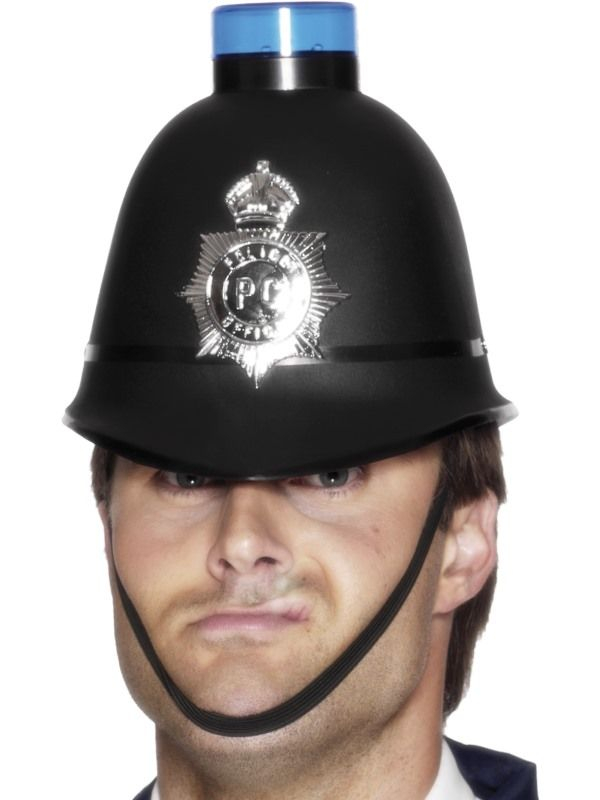Politie Helm met Knipperende Sirene