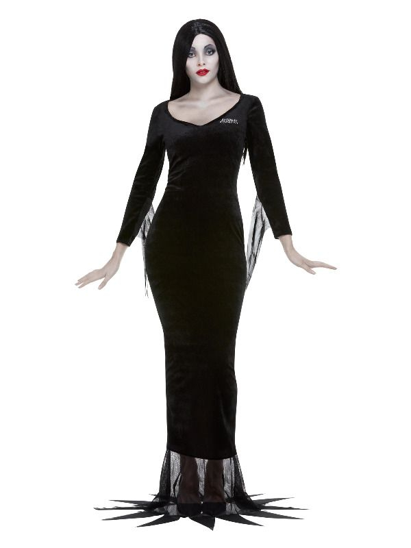 Addams Family Morticia Jurk, Black