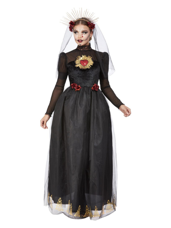 Deluxe Day of the Dead Sacred Heart Bride Kostuum