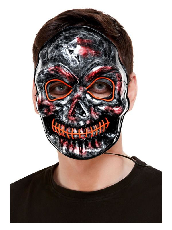 Lichtgevend Skeleton Masker