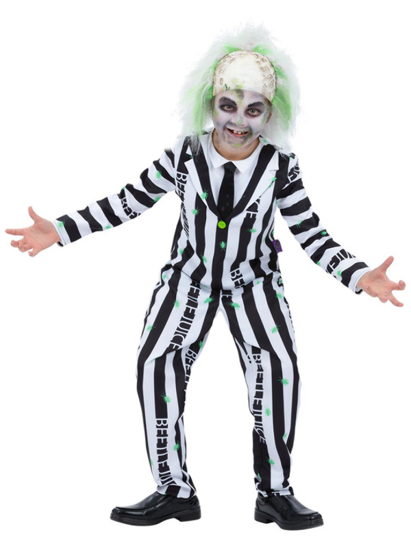 Beetlejuice 4-delig Kinder Kostuum