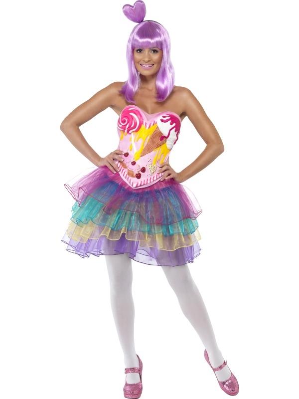 Candy Queen Katy Perry Dames Kostuum