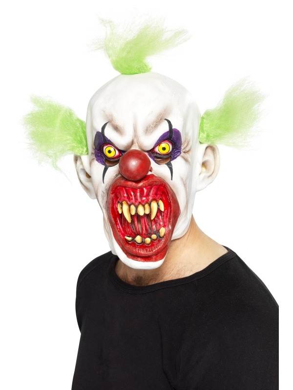 Sinister Clown Eng Masker met Haar