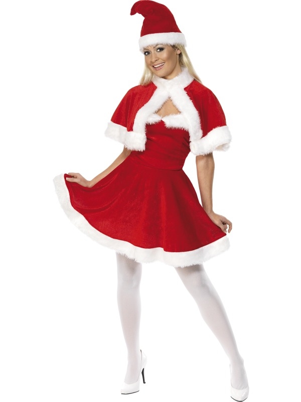 Miss Santa Kostuum met Cape