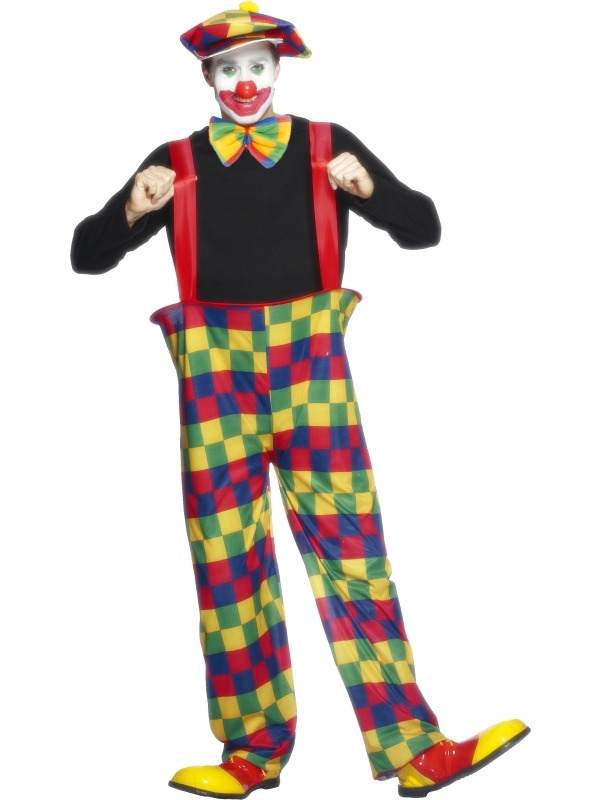 Happy Clown Heren Kostuum