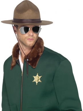 Bruine Sheriff's hoed om je outfit mee af te maken!