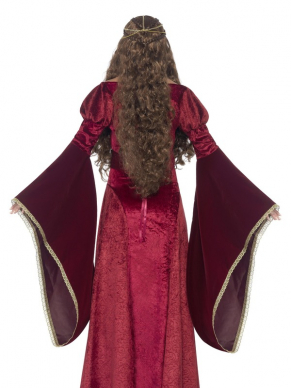 Deluxe Medieval Queen Kostuum, bestaande uit de jurk met riem en haaraccessoire. Maak de look compleet met een bijpassende pruik.Bekijk ook onze andere medieval Kostuums.