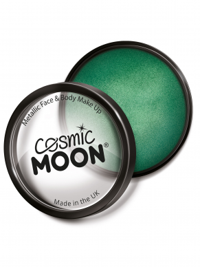 Maak de mooiste creaties met deze groene Metallic Face & Body Paint. Verkrijgbaar in verschillende kleuren.