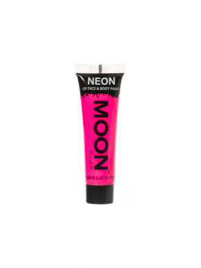 Neon Roze Face & Body Paint, direct op te brengen vanuit de tube. Verkijgbaar in verschillende neon kleuren.