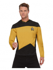 Star Trek, Voyager Operations Uniform, Top Zwart/Goud