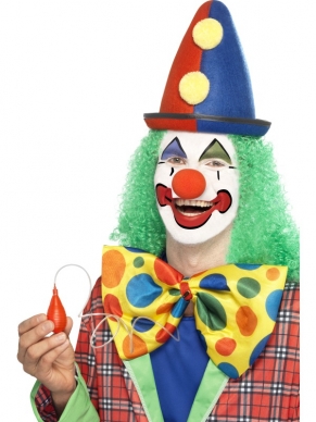 Grote Clowns Strik met Stippen en Spuit Water